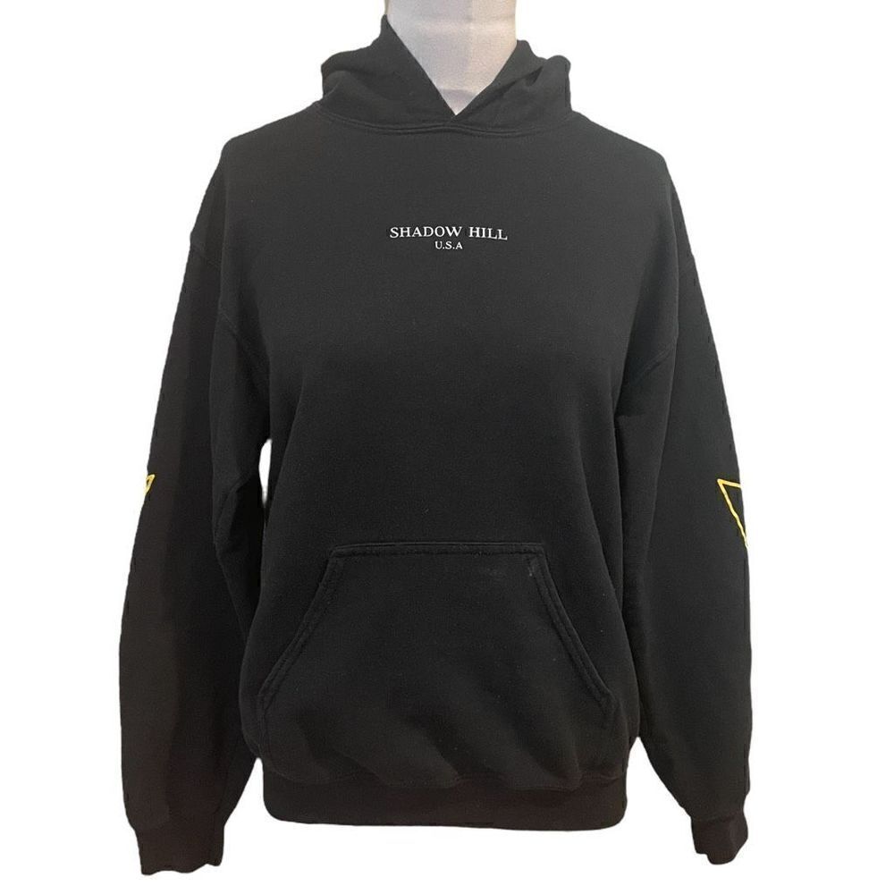 Shadow Hill Black Lightning Bolt Kangaroo Hoodie XS